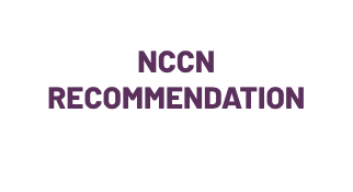 NCCN recommendation